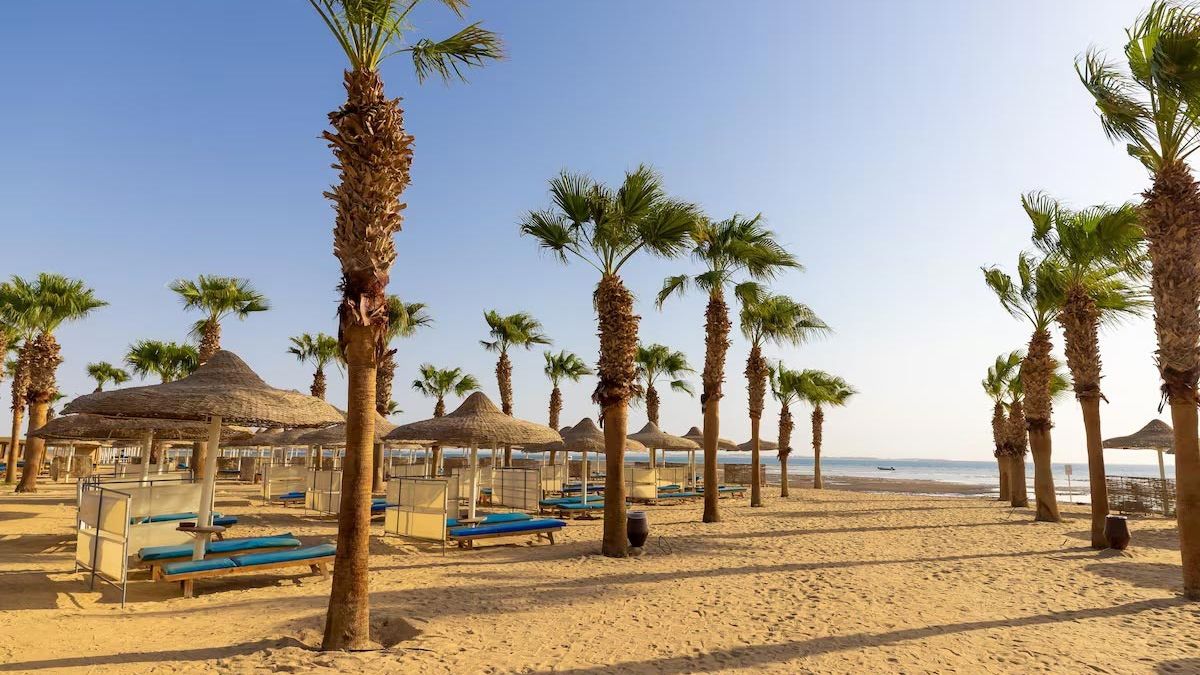 Amwaj Beach Club Abu Soma Resort - plaża