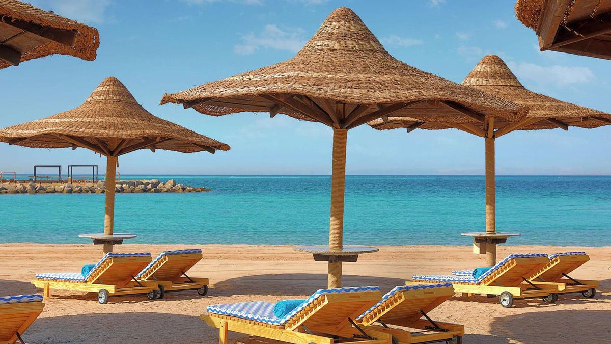 Hilton Hurghada Plaza - plaża